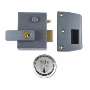 Yale No2 Auto Deadlock Cylinder Rim Lock 40mm Backset